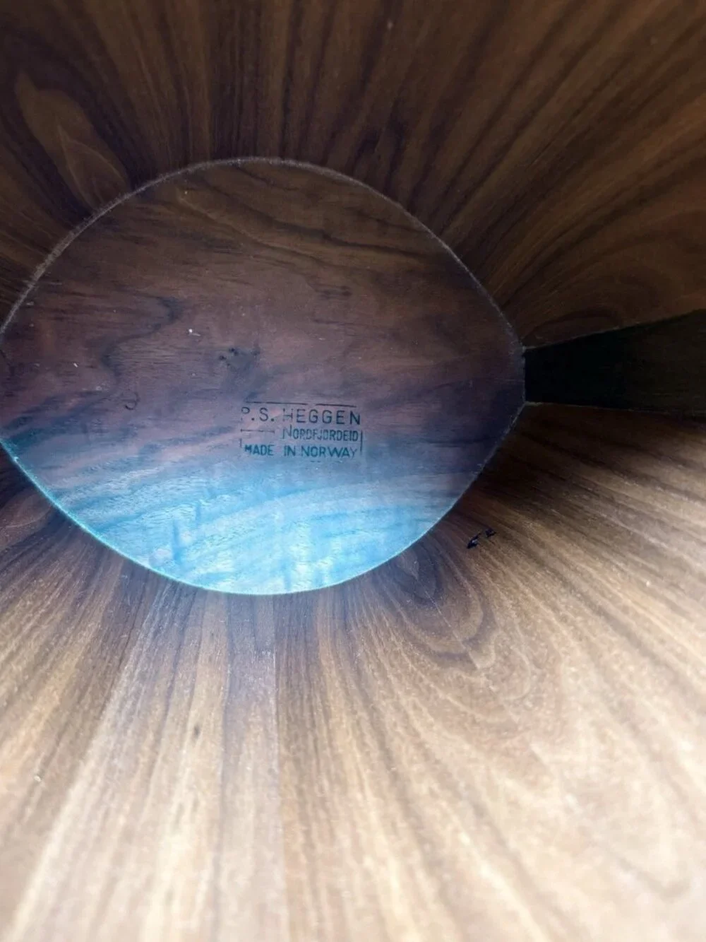 Einar Barnes for P.S. Heggen Scandinavian Rosewood Wastebasket. MCM